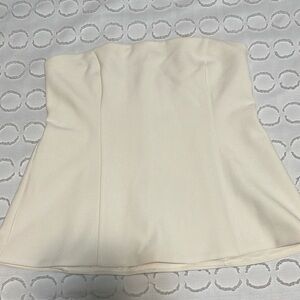 Cream color Abercrombie strapless
